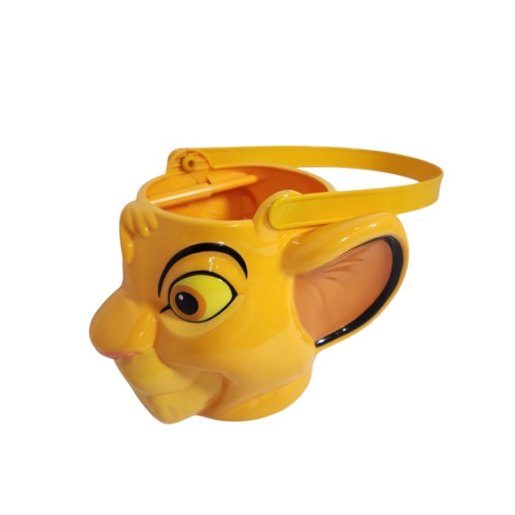Disney The Lion King Simba Halloween Candy Popcorn Bucket Pail Holder‎ - Picture 3 of 6